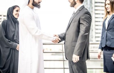 two men shaking hands