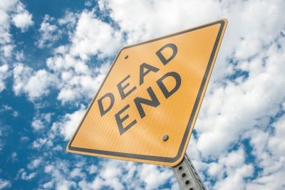 dead end road sign 